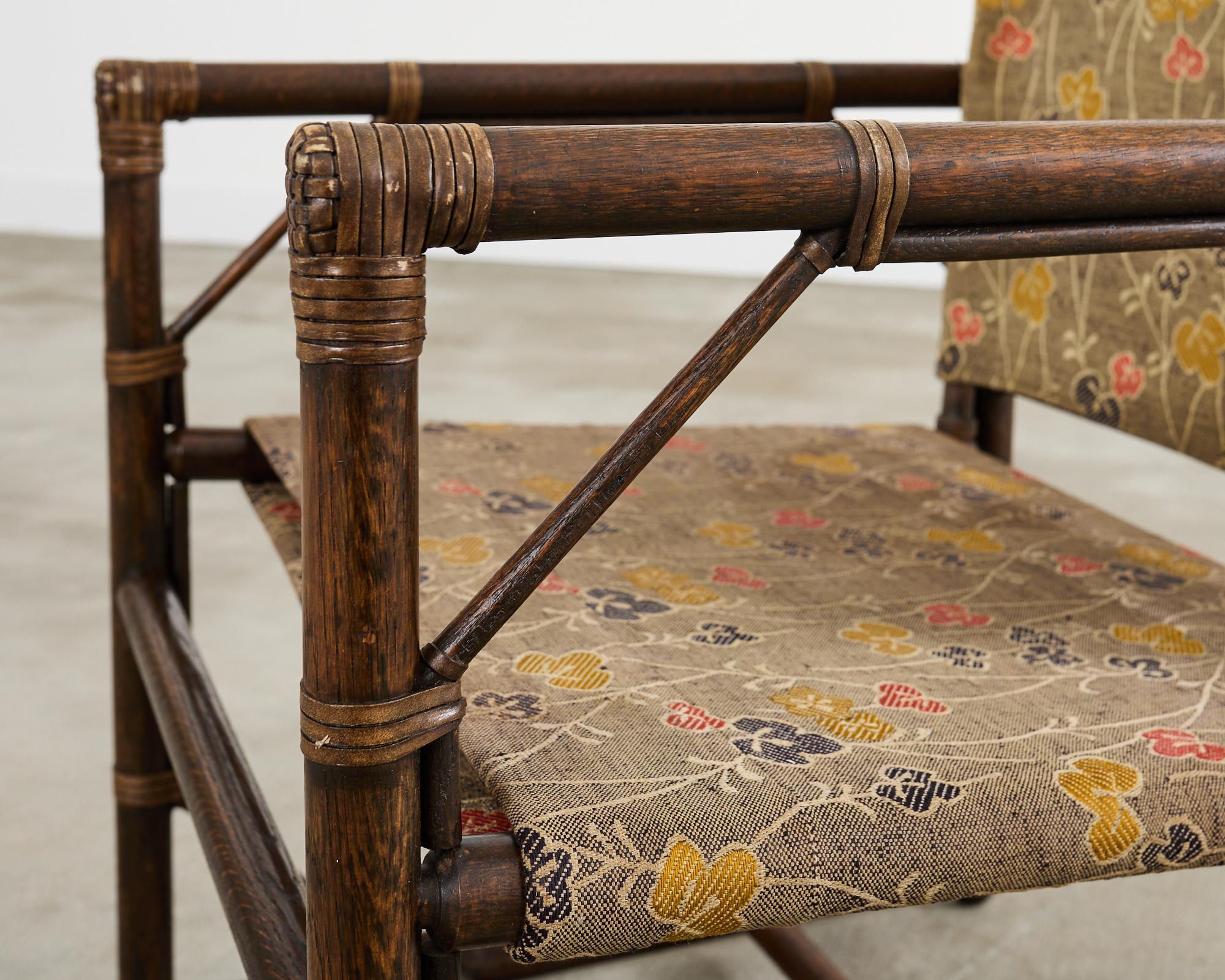 Forbes for McGuire Campaign Style Oak Officer's Chair For Sale 7