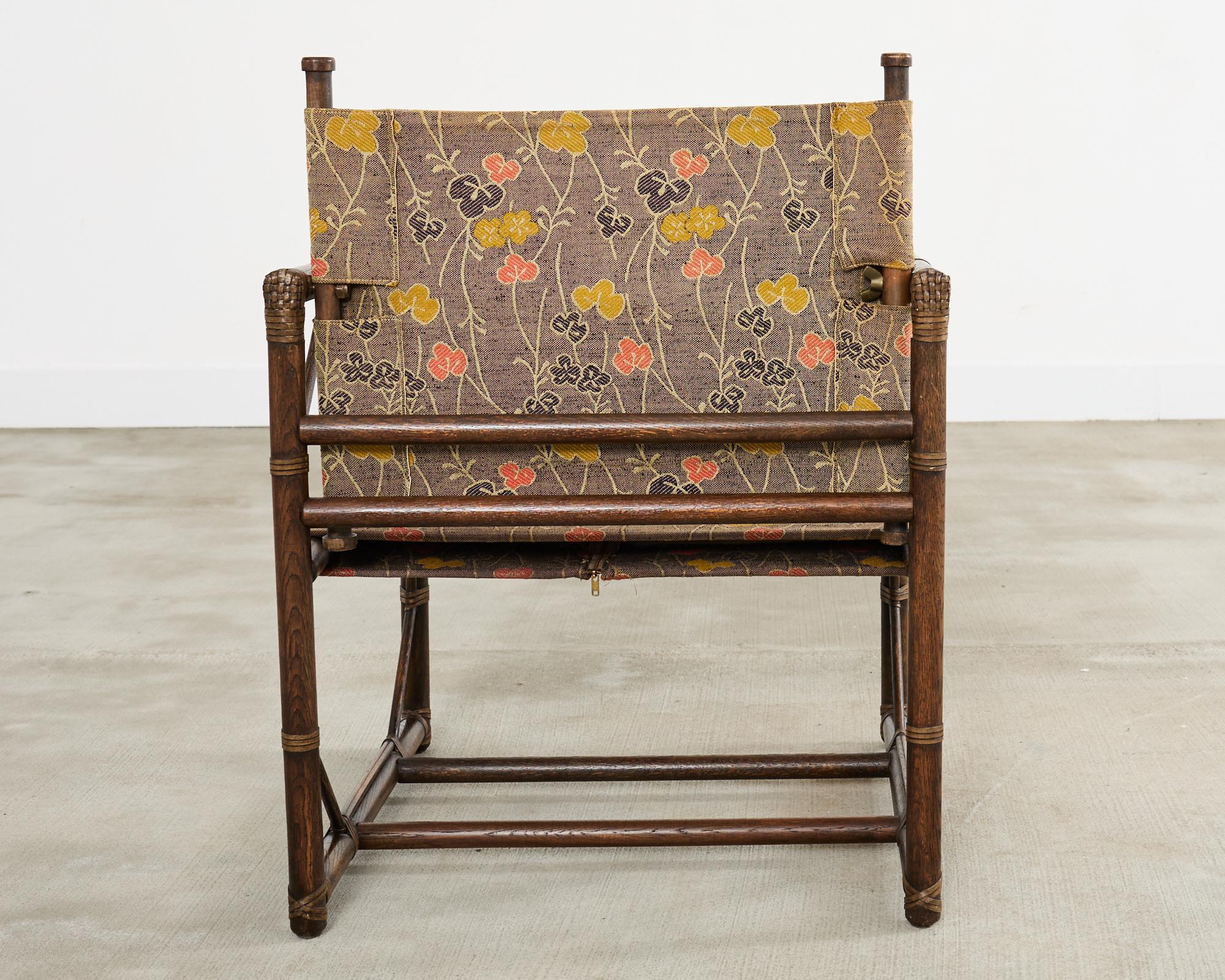 Forbes for McGuire Campaign Style Oak Officer's Chair For Sale 11