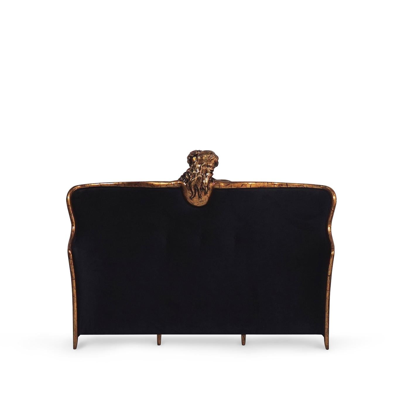 Forbidden Black Bed Queen Size In New Condition For Sale In Manassas, VA