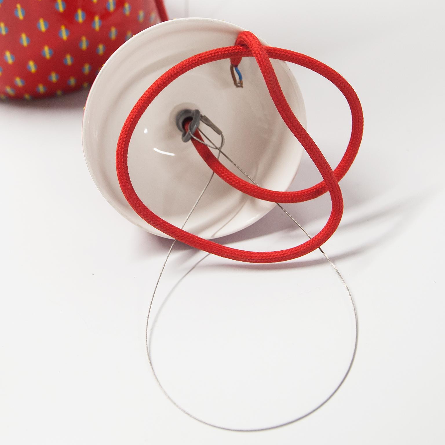Forbidden Fruit Ceramic Pendant Lamp By Glimpt For Sale 6