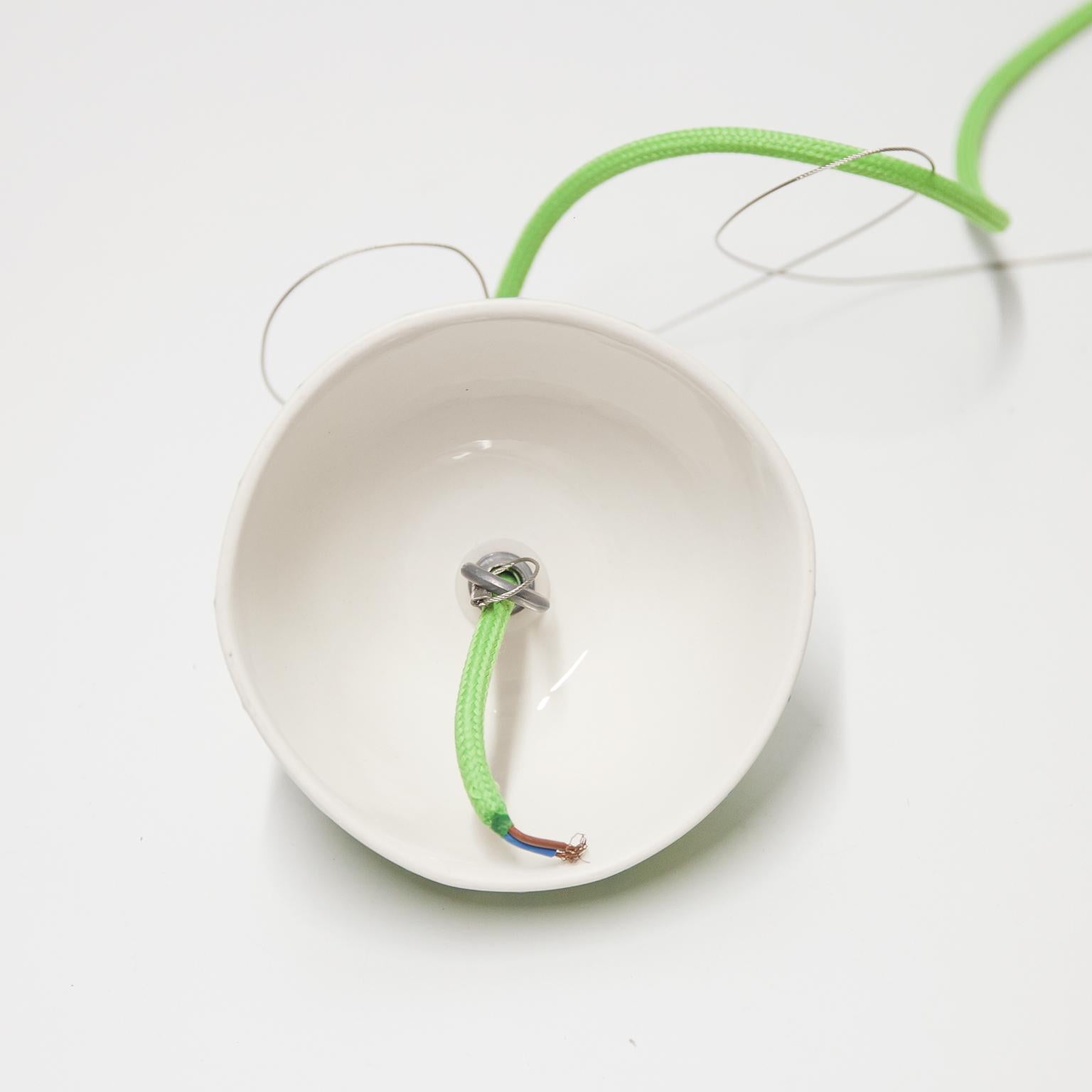 Forbidden Fruit Ceramic Pendant Lamp By Glimpt For Sale 1