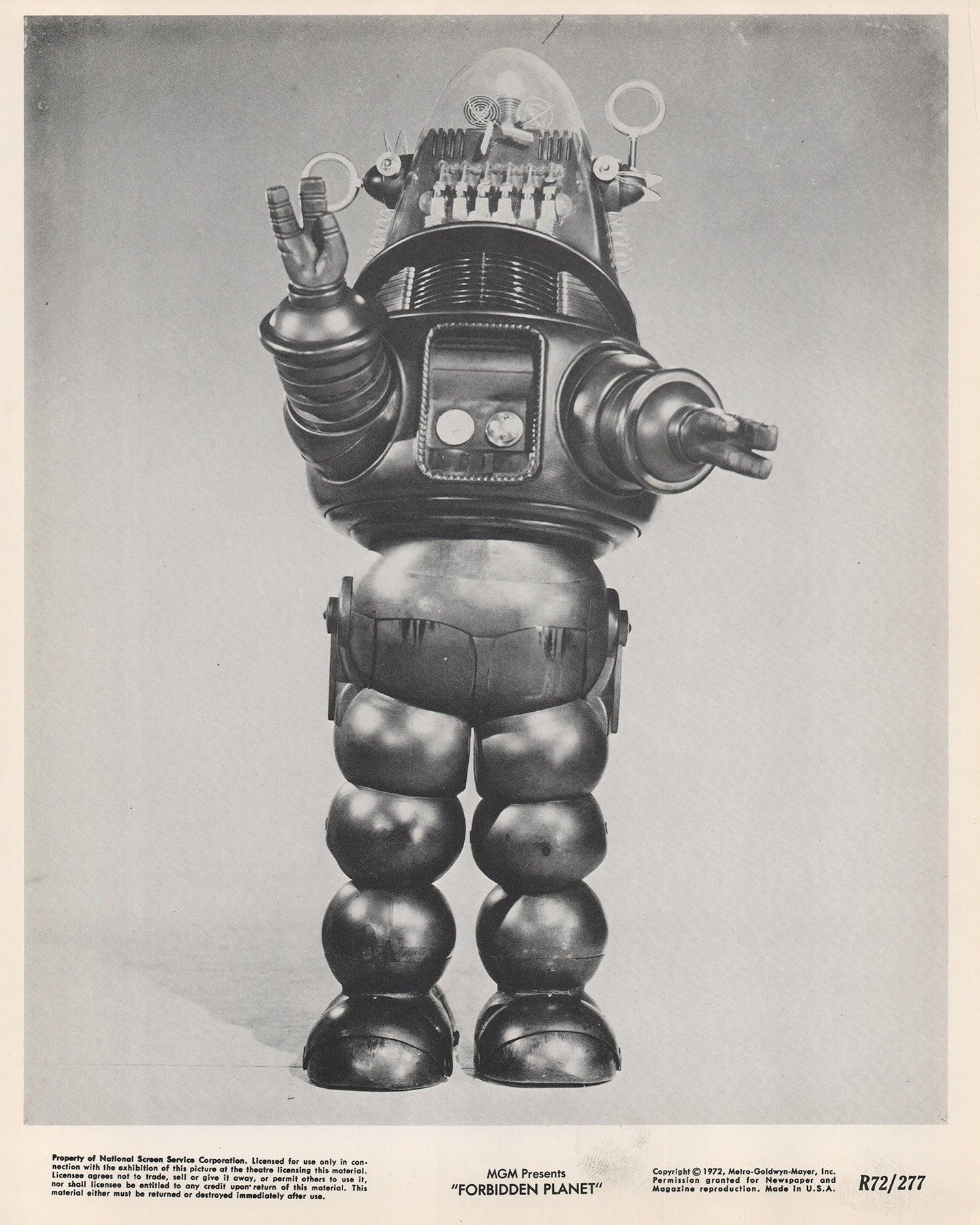 Paper Forbidden Planet 1956 Lobby Card - Framed For Sale