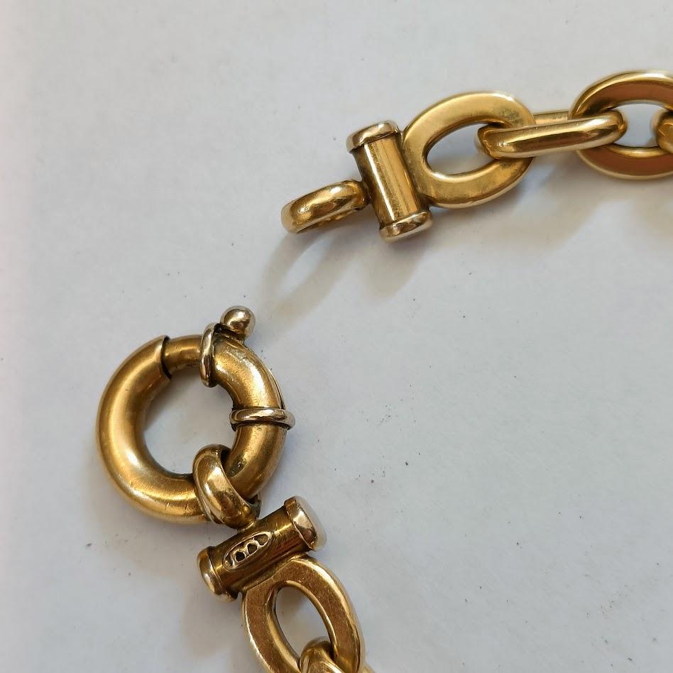 Forçat Gliederarmband 18k Gold für Damen oder Herren im Angebot