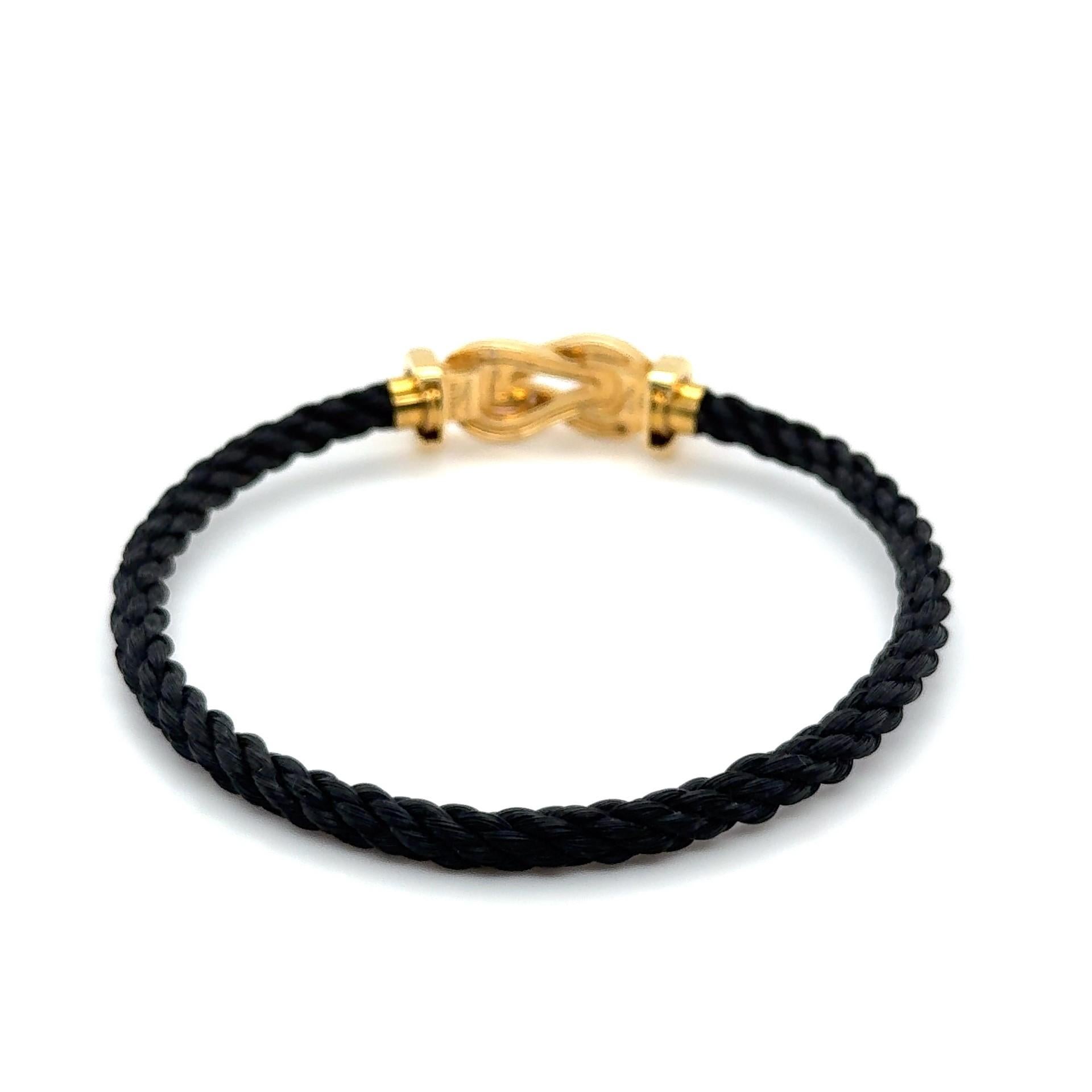 Bracelet Force 10 avec diamants en or jaune 18 carats par Fred Paris en vente 6