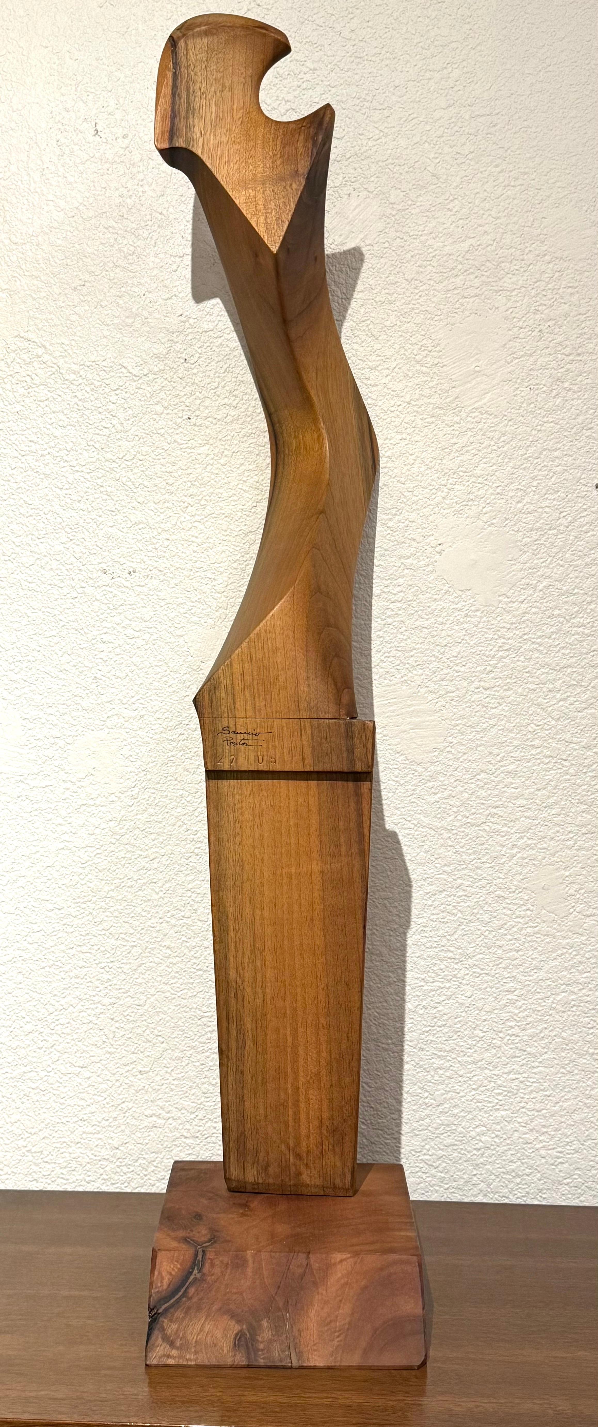 Fórcola da Poppa Wood Sculpture, Saverio Pastor, Le Fórcole, 2005 For Sale 5