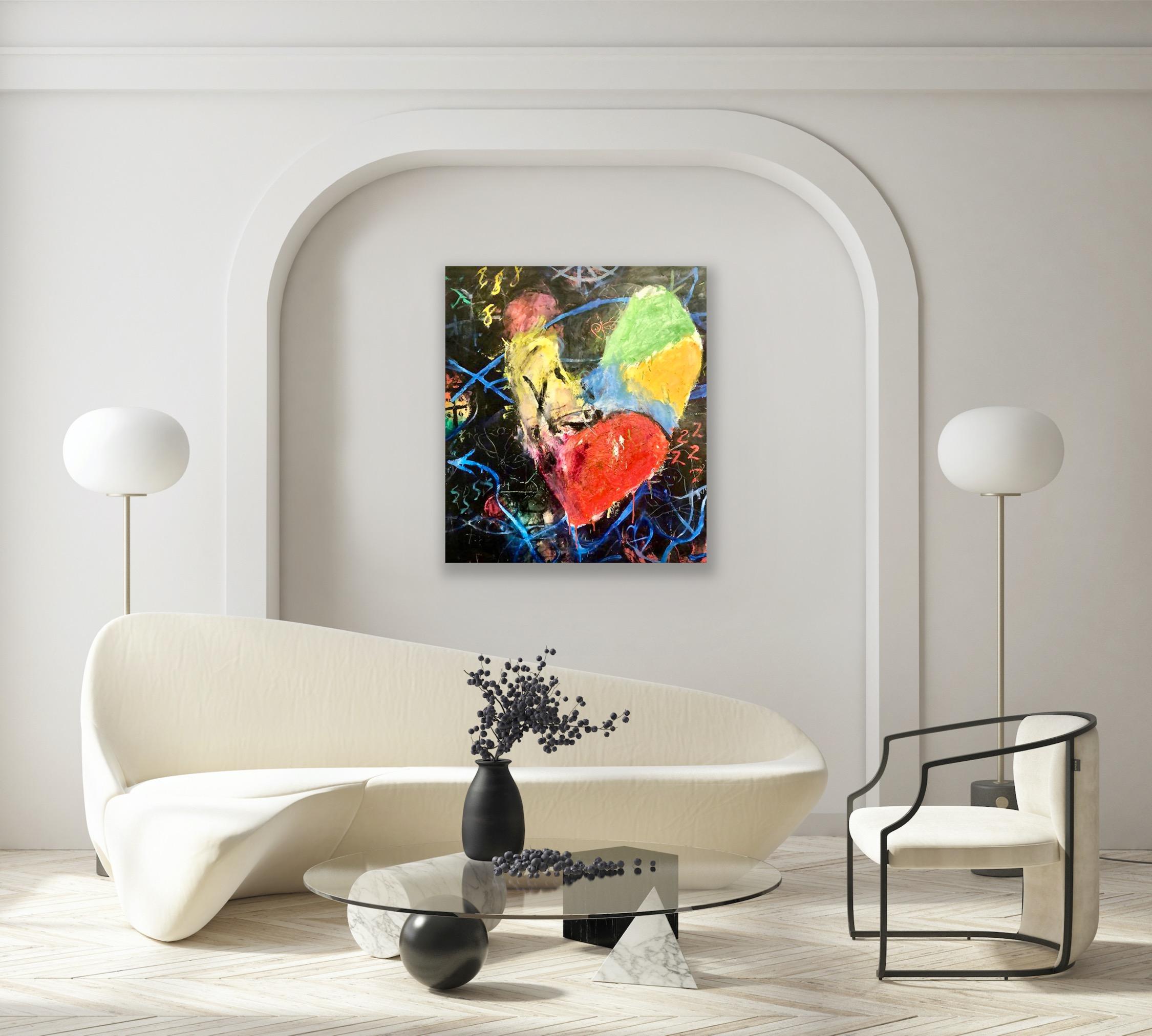 Heartland 2 - Néo-expressionnisme Painting par Ford Crull