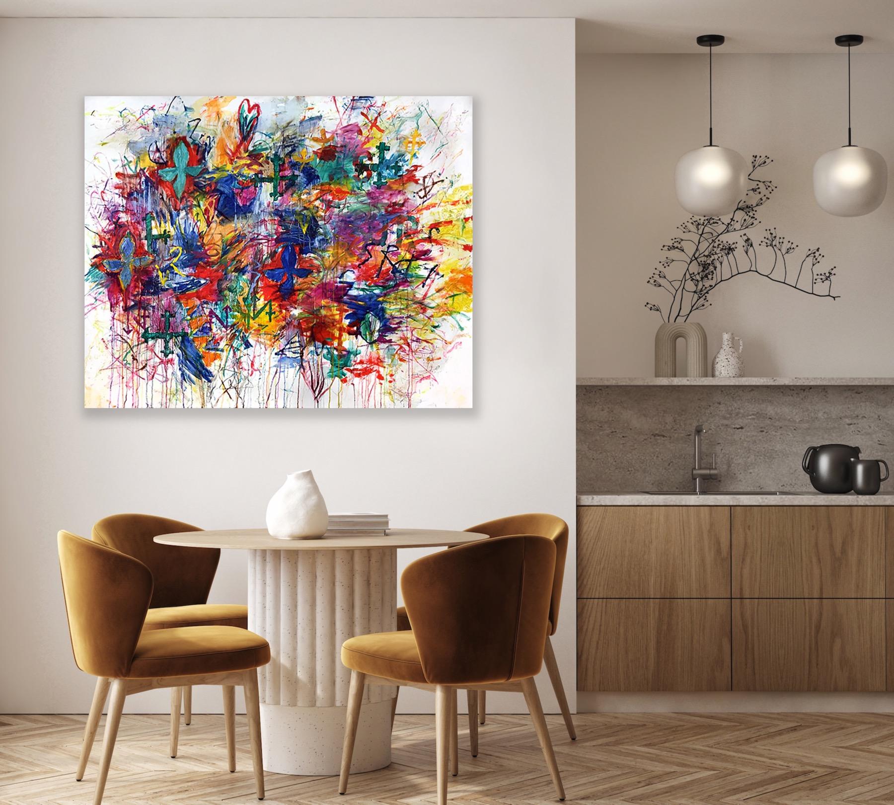 Maelstrom - Abstract Painting Beige di Ford Crull