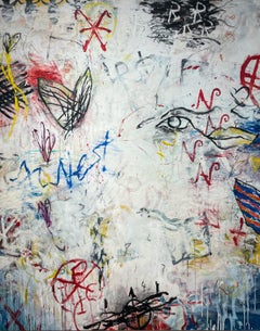 "Giuramento" - Pittura neo-espressionista su tela