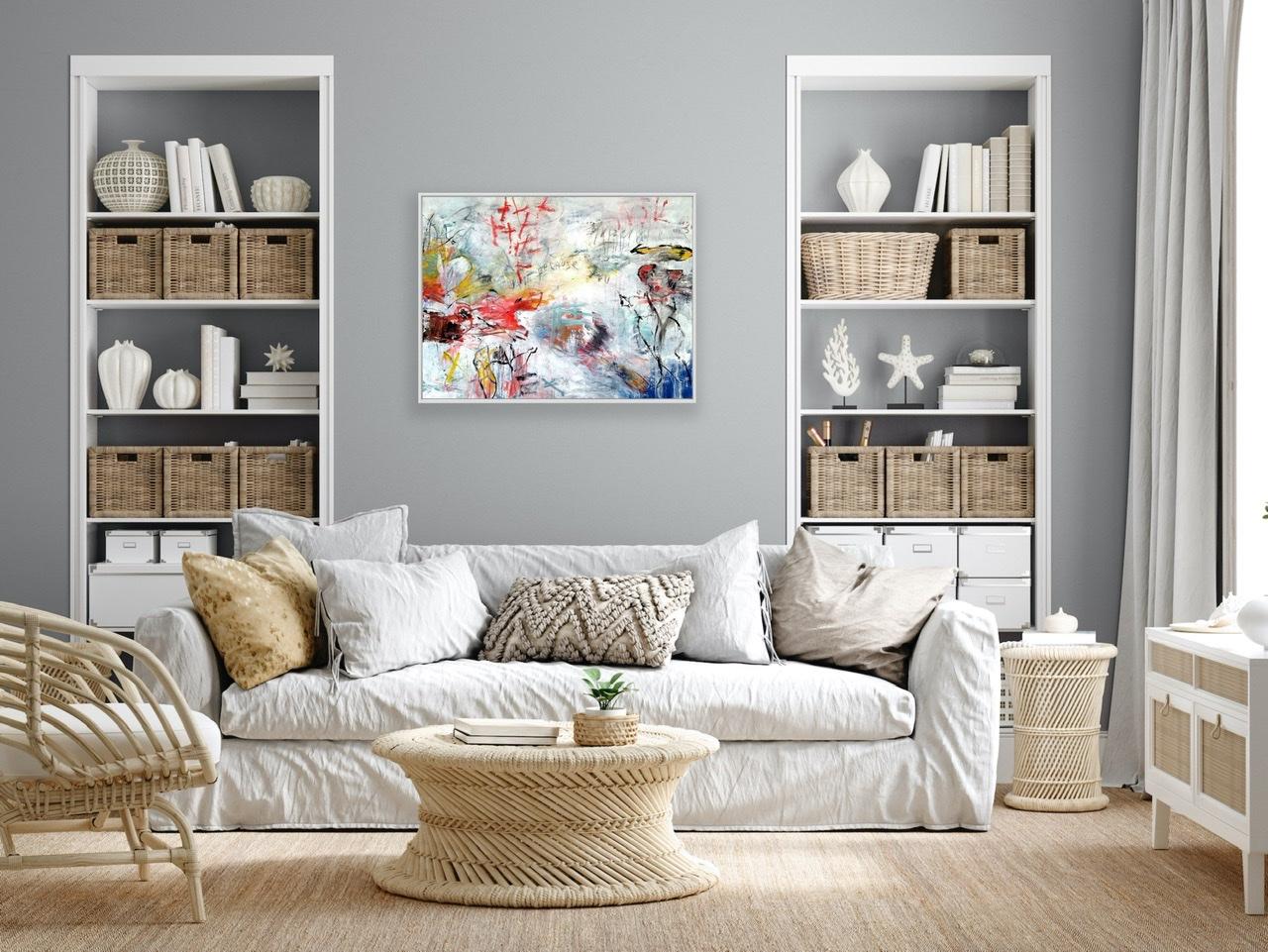 What Does It Take? - Neo-Expressionist Painting by Ford Crull