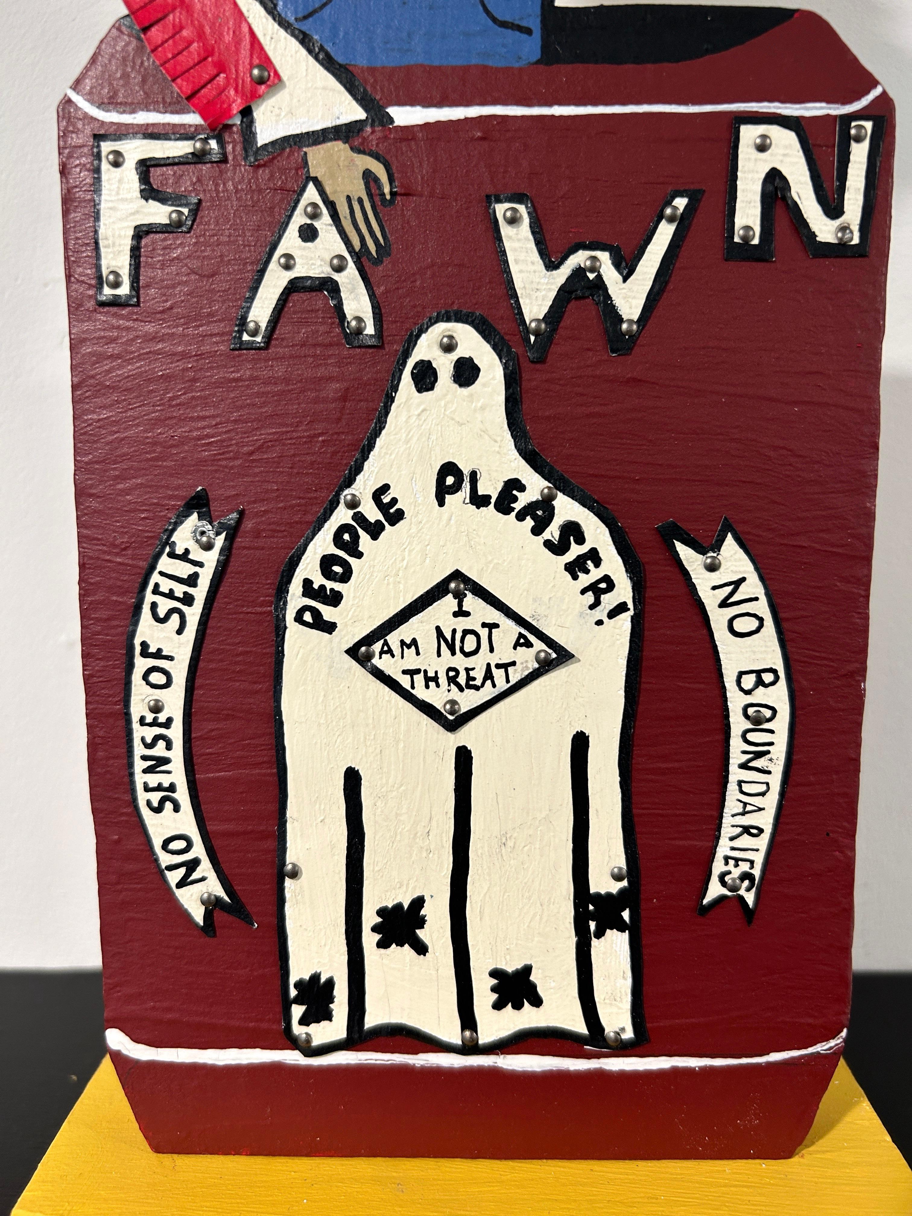 I am NOT a Threat (Fawn) - Painting by Ford William