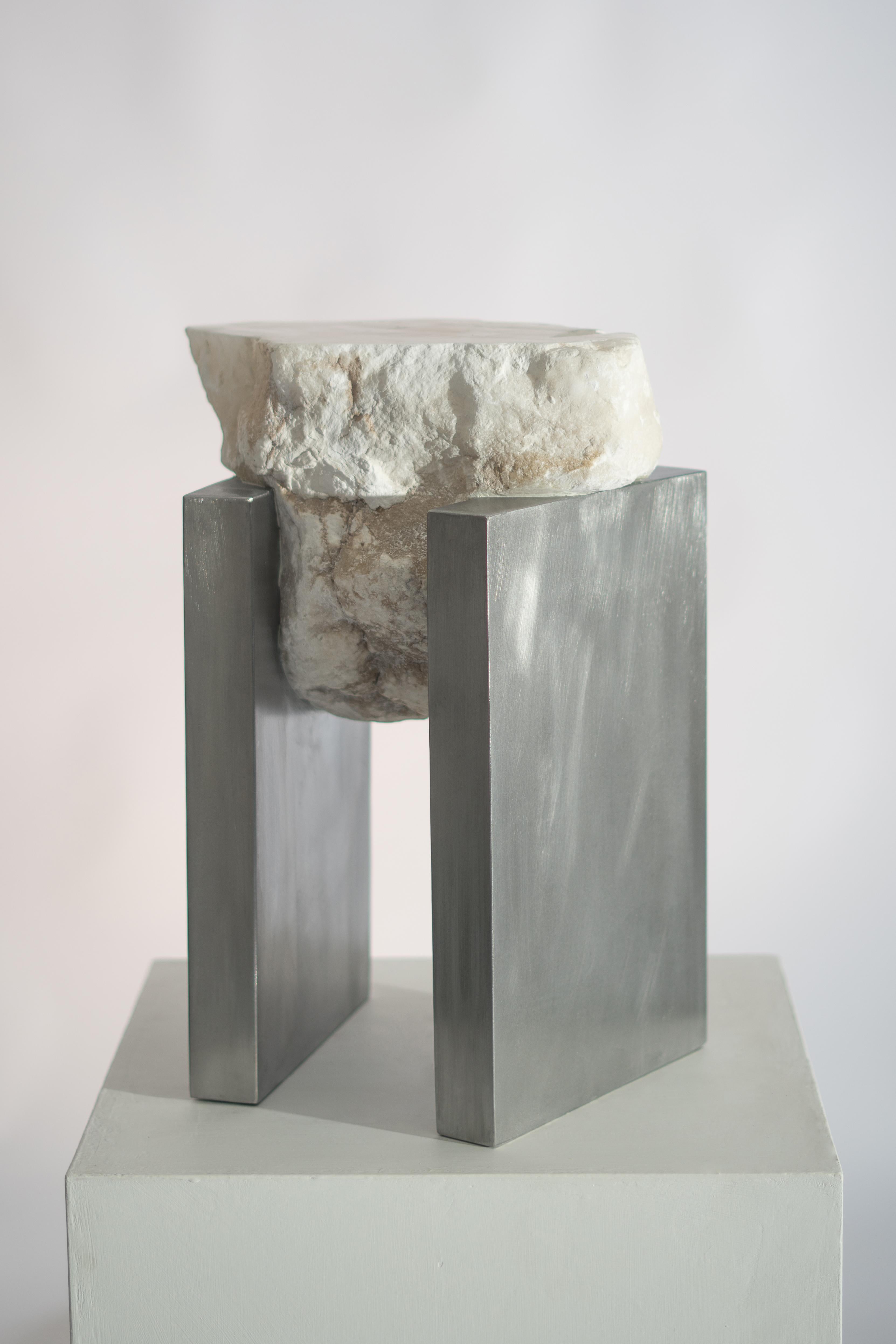 Contemporary Design Stool, 'Foreign Bodies - Arrival Stool - by Collin Velkoff' For Sale 1