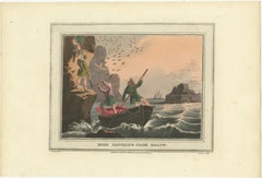 Foreign Field Sports: Bird Catching Aquatint by Dubourg & Howitt, 1813