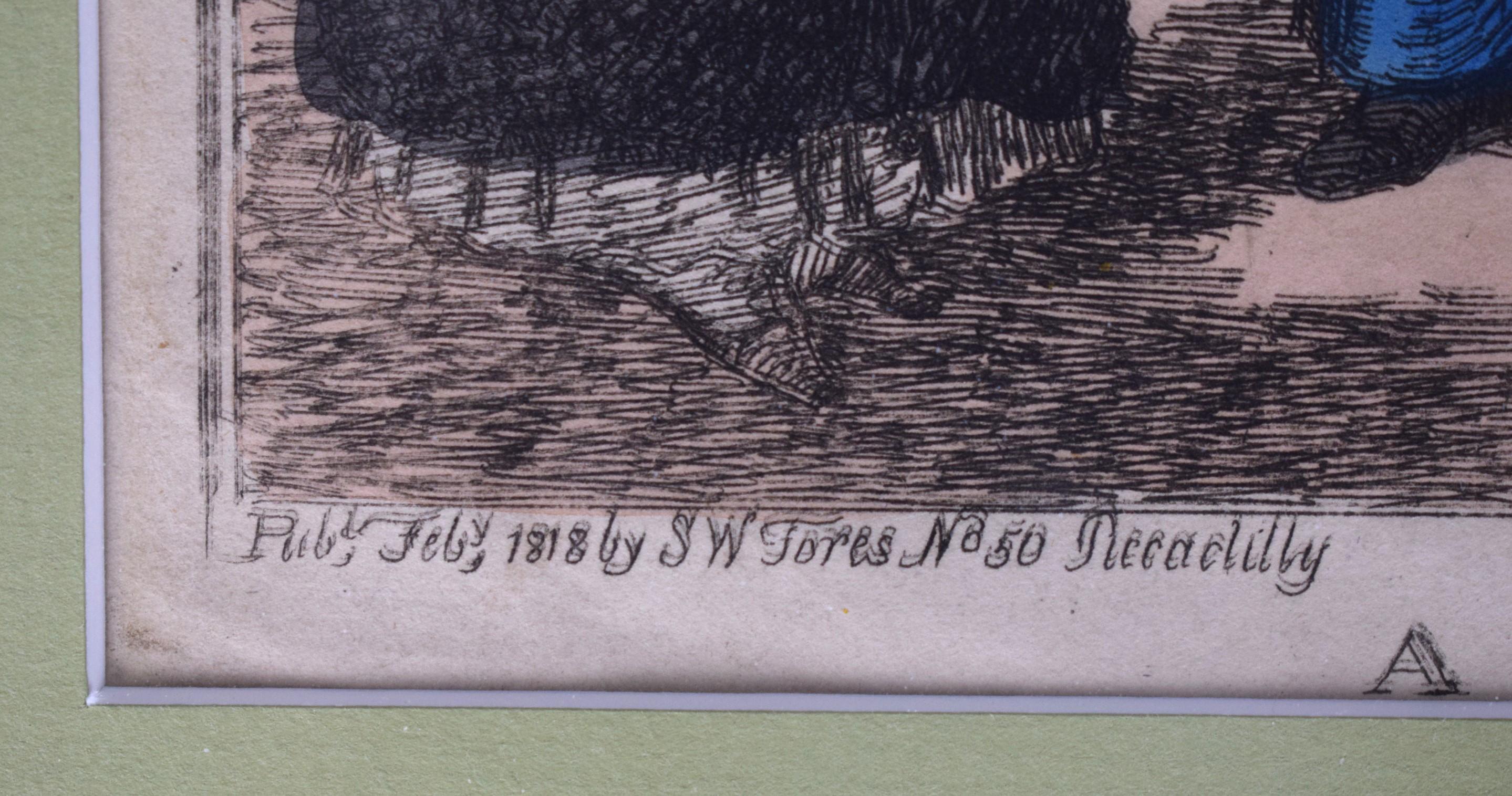 „A Peep Into The Pump Room Or The Zomersetshire Folk In A Maze“ 1818 im Angebot 2