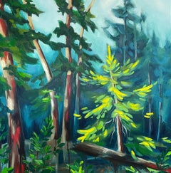 Forest Bath, Oil on Canvas, 2022