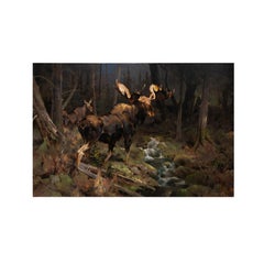 "Forest Deep" Original Oil Painting by Greg Parker