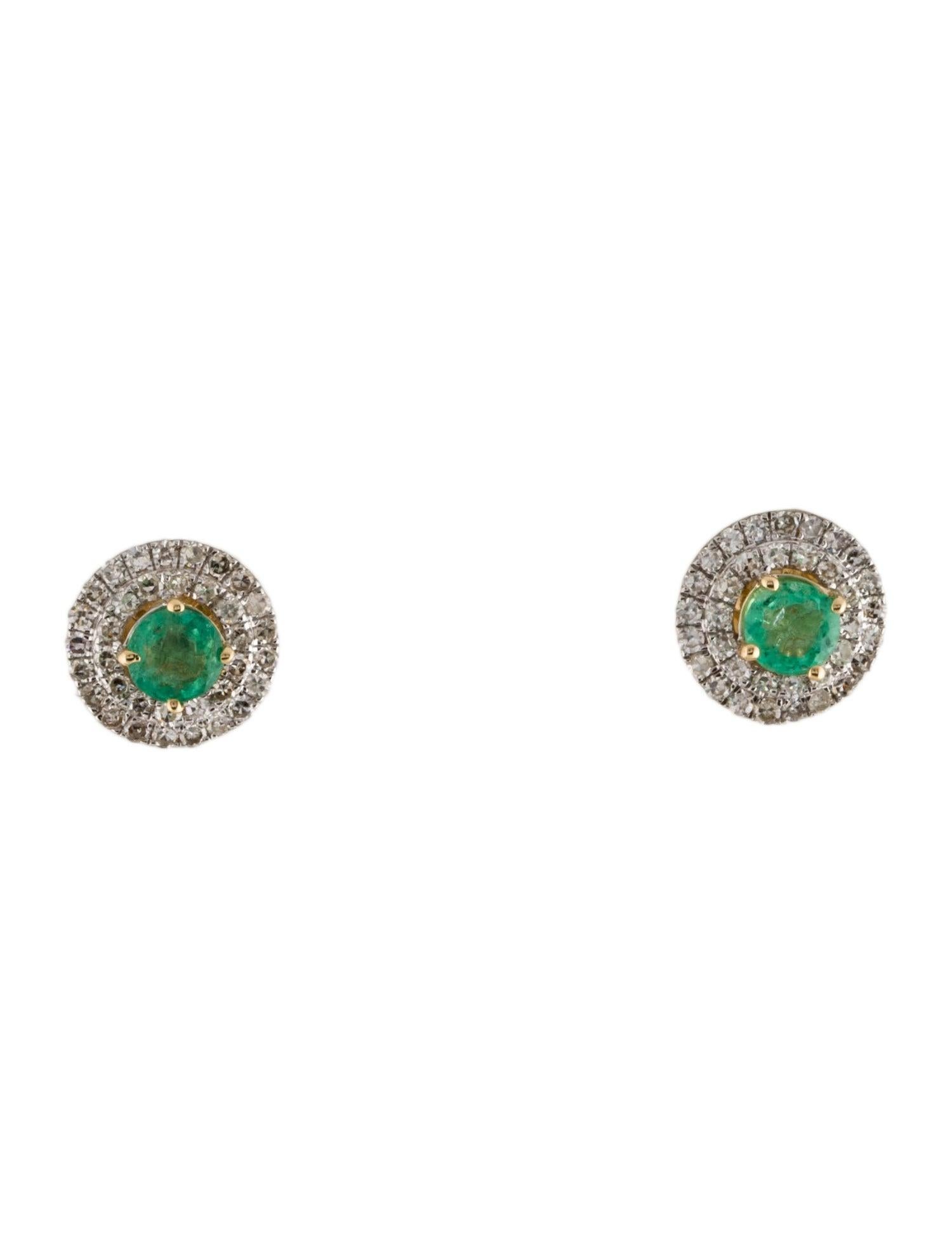 Immerse yourself in the enchanting allure of nature with our Forest Ferns collection, and embrace the elegance of our exquisite Emerald and Diamond Earrings. Crafted with meticulous detail, these earrings are inspired by the delicate fronds of ferns