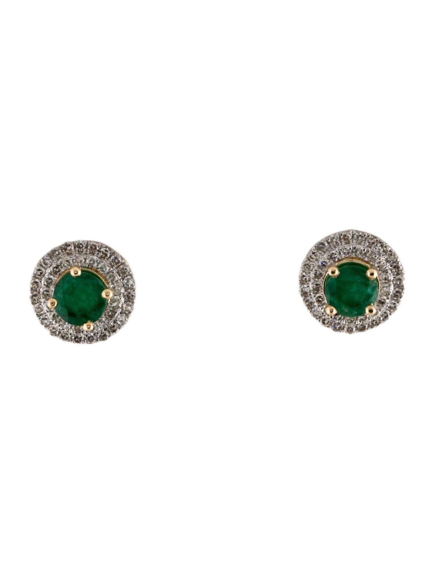 Immerse yourself in the enchanting allure of nature with our Forest Ferns Emerald and Diamond Earrings. Inspired by the verdant beauty of the world's lush forests, this exquisite collection captures the essence of nature's elegance.

Crafted with