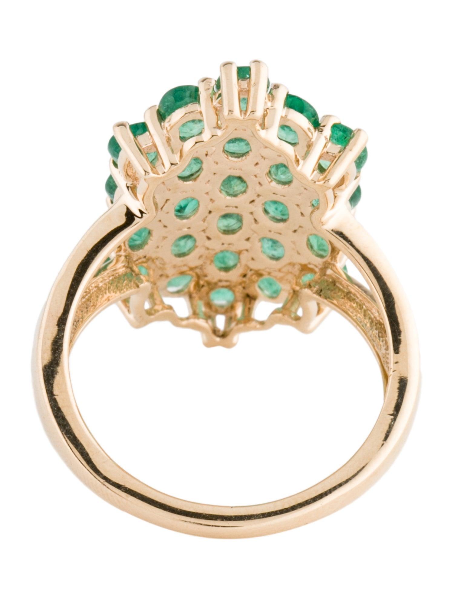 Immerse yourself in the enchanting allure of nature with our Forest Ferns Emerald Elegance Ring, a mesmerizing piece from Jeweltique's renowned collection. This exquisite ring is a celebration of the lush beauty found in the heart of the world's