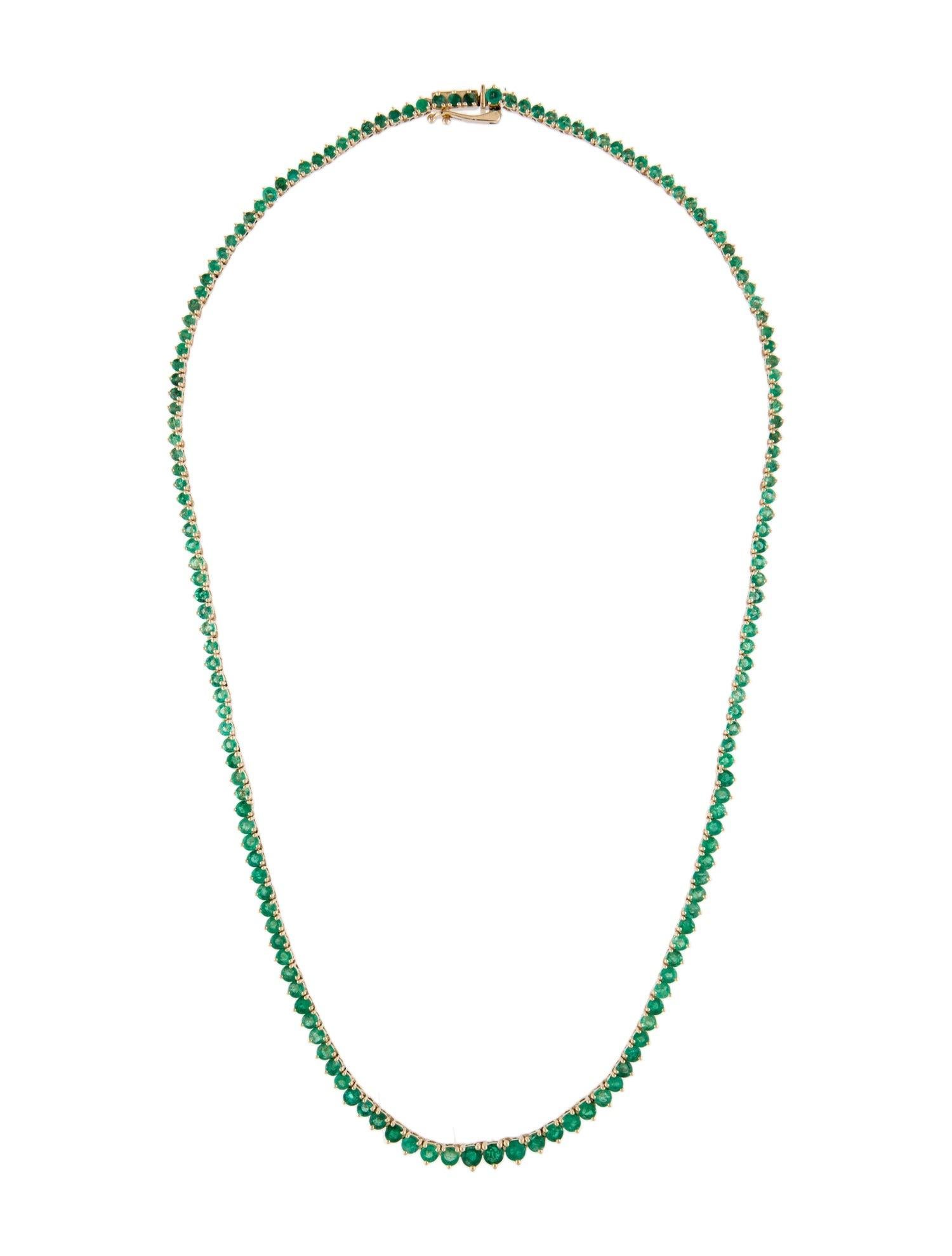 Immerse yourself in the enchanting allure of our Forest Ferns Emerald Necklace, a captivating masterpiece from Jeweltique's renowned collection. This exquisite necklace is a testament to the harmonious blend of nature's beauty and fine