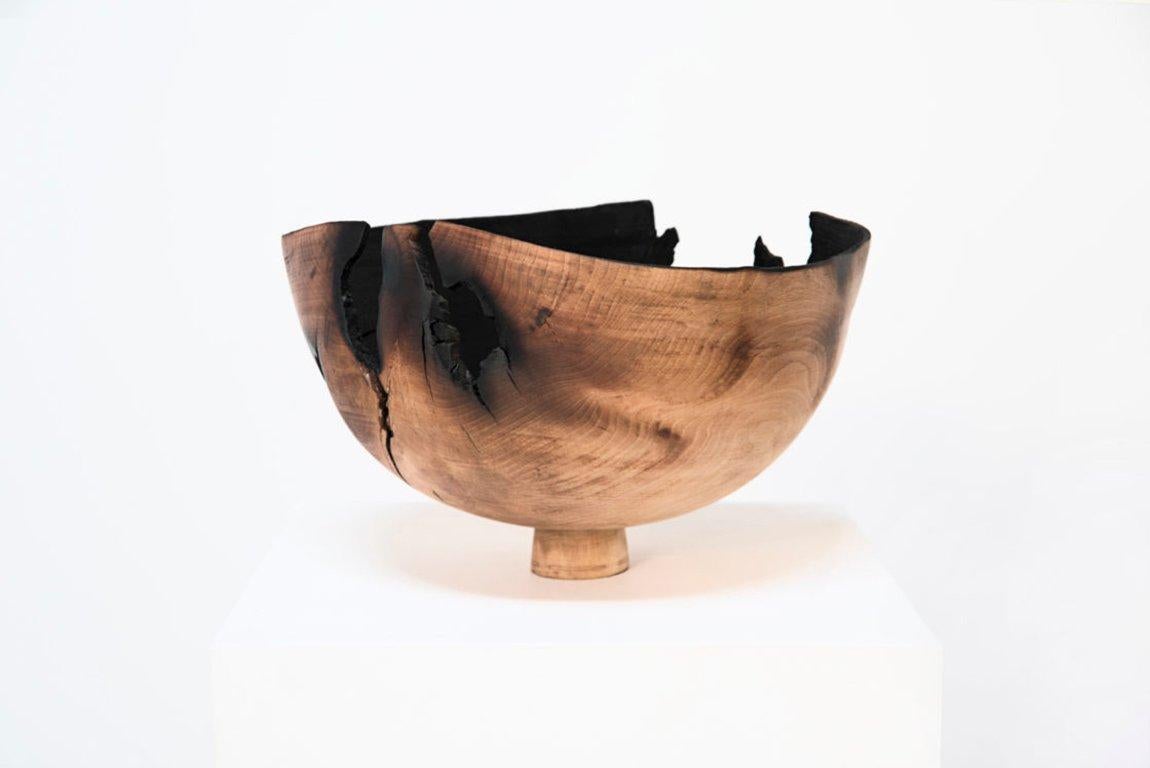 British Forest + Found, Burnt bleech crucible 3 Vase, London 2018