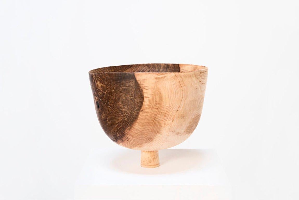 FOREST + FOUND

Tenanted Offering bowl
London, 2018
Olive ash

Measurements
33 x 28h cm
12,99 x 11h in

Biography
Artists Max Bainbridge and Abigail Booth set up their studio practice, Forest + Found, in early 2015 as a space for material