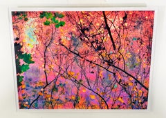 Autumn Blaze Mixed Media Print