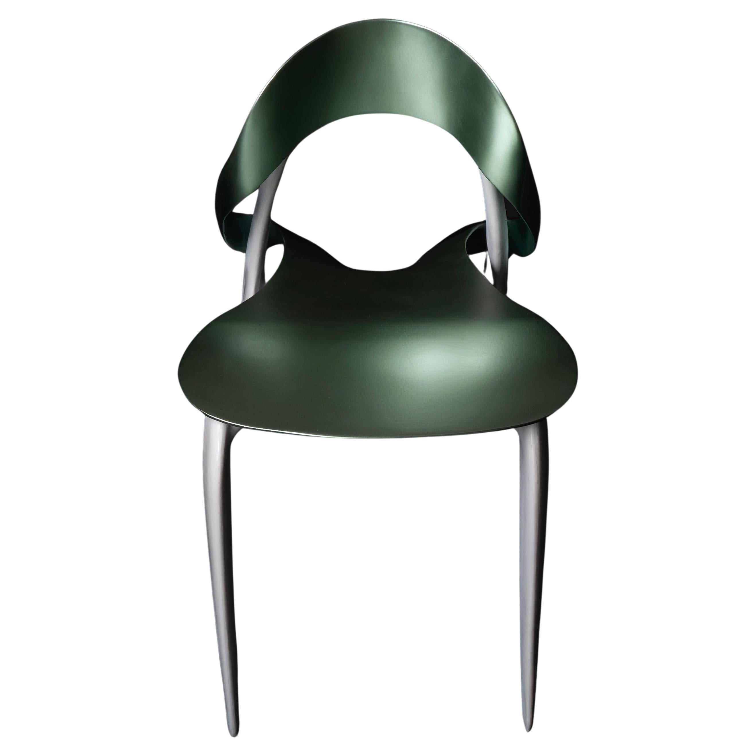 Sedia Ying Standard di Studio A Verde Foresta di Duen Studio in vendita