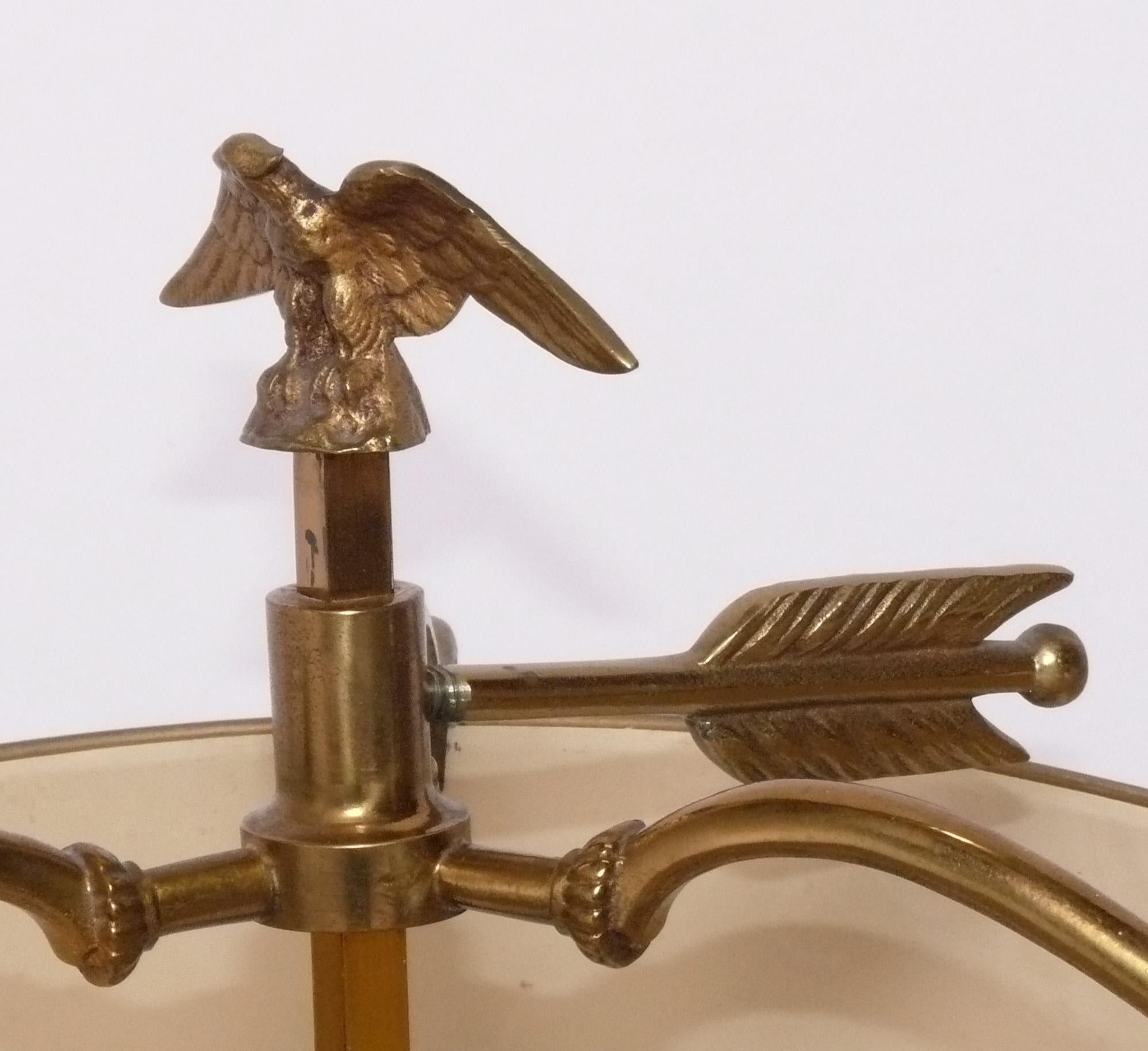 Lampada francese Greene & Greene Greene & Greene, in bronzo, ricablata In condizioni buone in vendita a Atlanta, GA