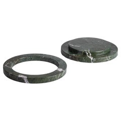 Forest Green Marble Dual Trivet