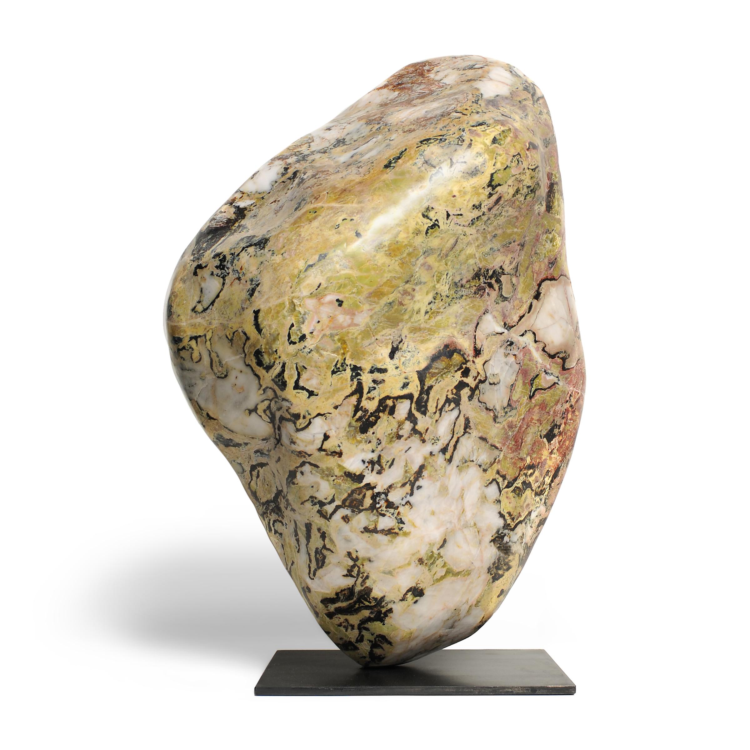 Organico moderno Scultura di pietra per la meditazione 