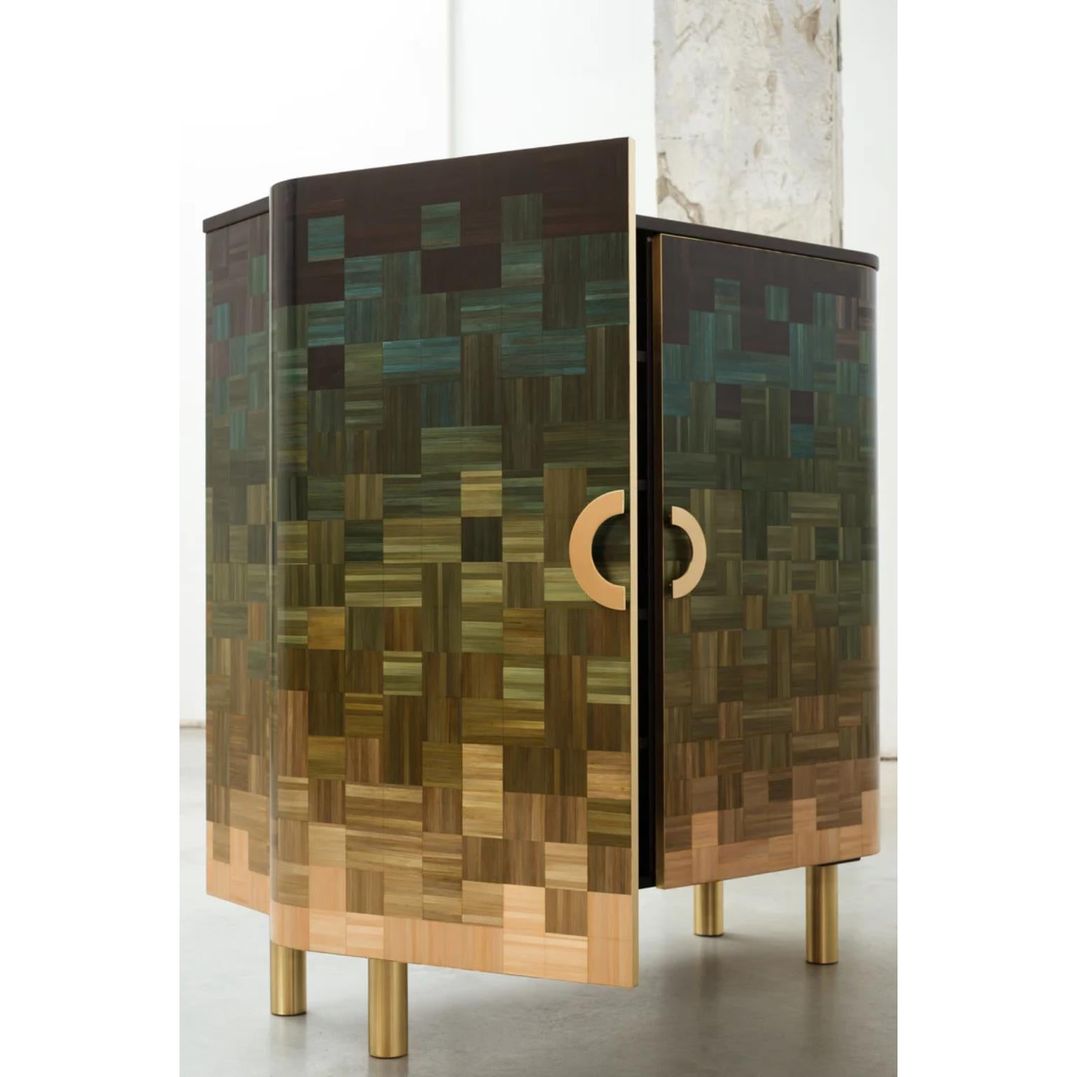 Contemporary Forest Natūra Cabinet by Ruda Studio For Sale