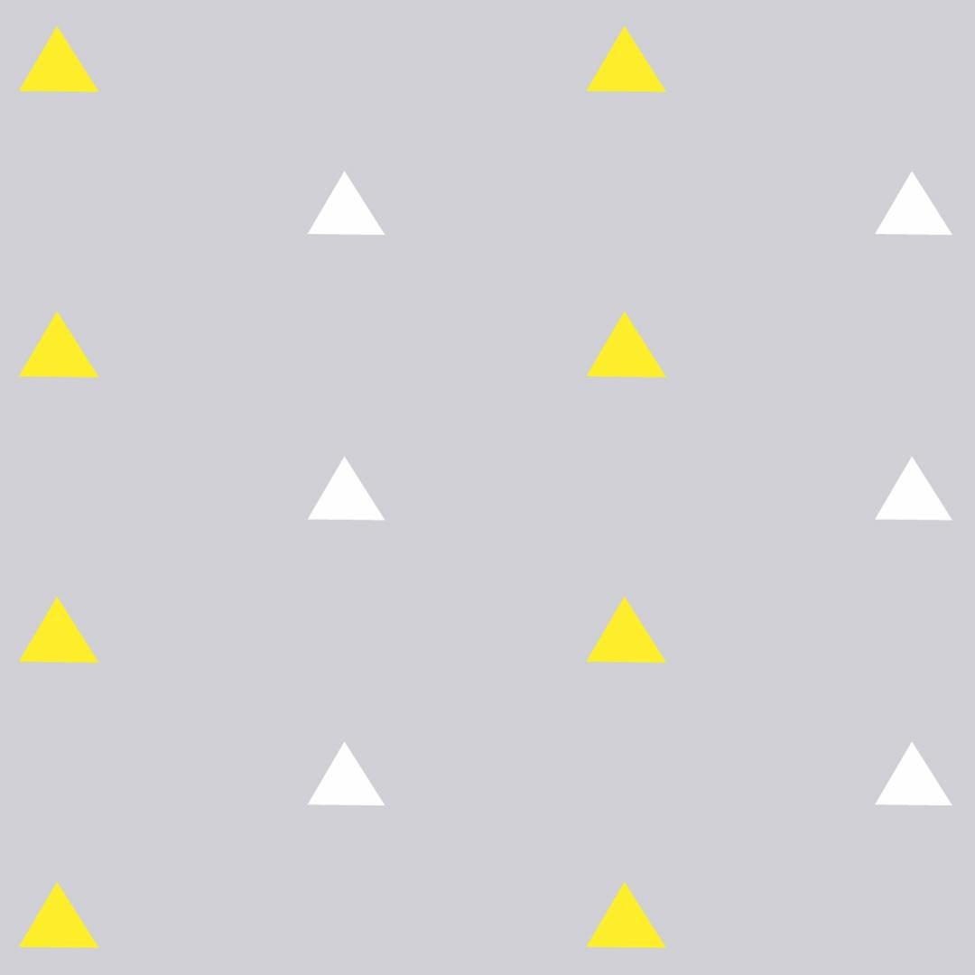Carta da parati firmata Forest in Lightning 'White, Yellow and Mid Grey'.