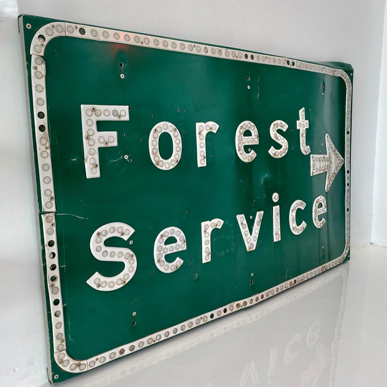 Forest Service Sign at 1stDibs