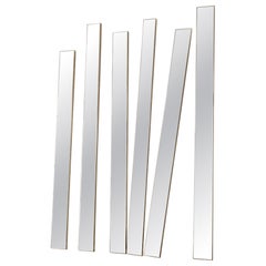 Forest Silver Median Modular Wall Mirror by GTG Design Couture