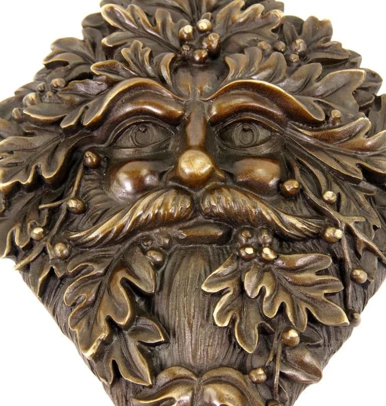 20th Century Forest Spirit – Bronze Wall Relief – Tree Spirit For Sale