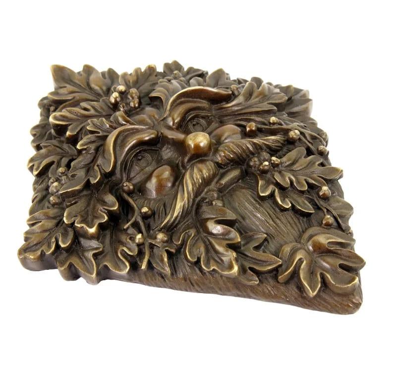 Forest Spirit – Bronze Wall Relief – Tree Spirit For Sale 1