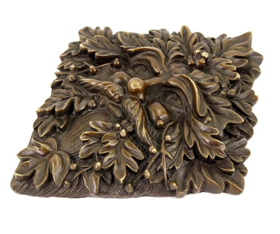Forest Spirit – Bronze Wall Relief – Tree Spirit For Sale 2
