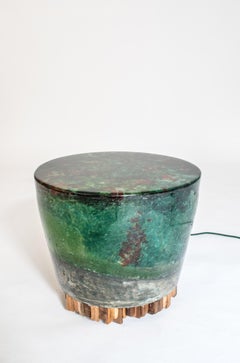 Forest & Sunset Murano Waste Side Table by Hillsideout