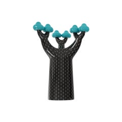 Forest Tree Bar Storage Cabinet with Brass Inlay by Marcantonio