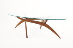 Forest Wilson Mid Century Oval Coffee Table
