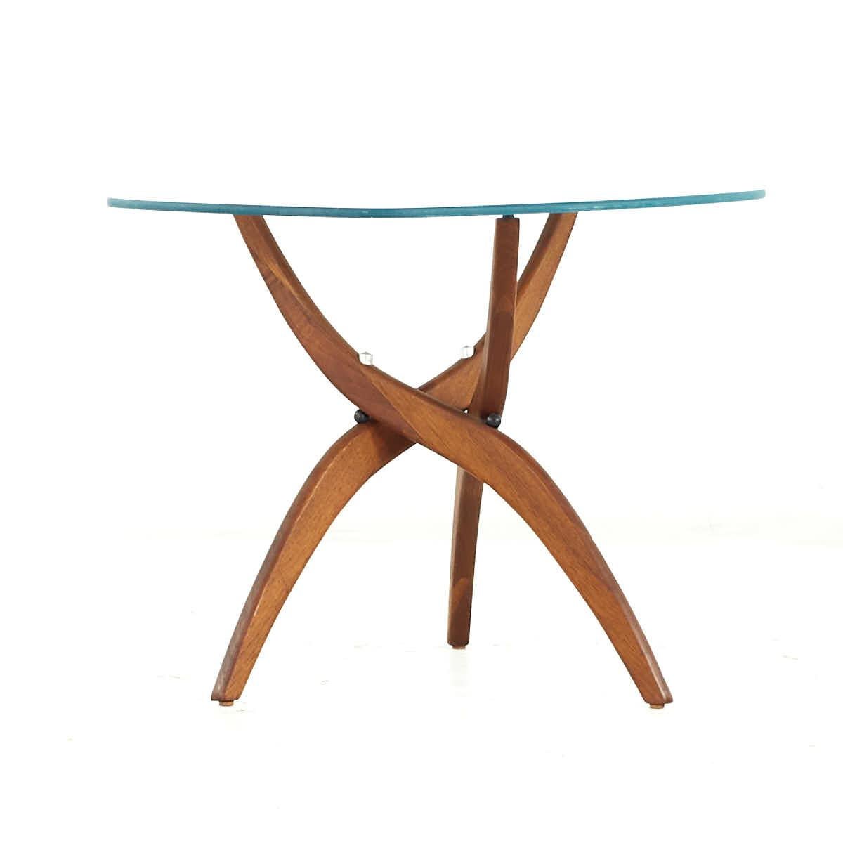Late 20th Century Forest Wilson Mid Century Walnut Side Tables – Pair For Sale