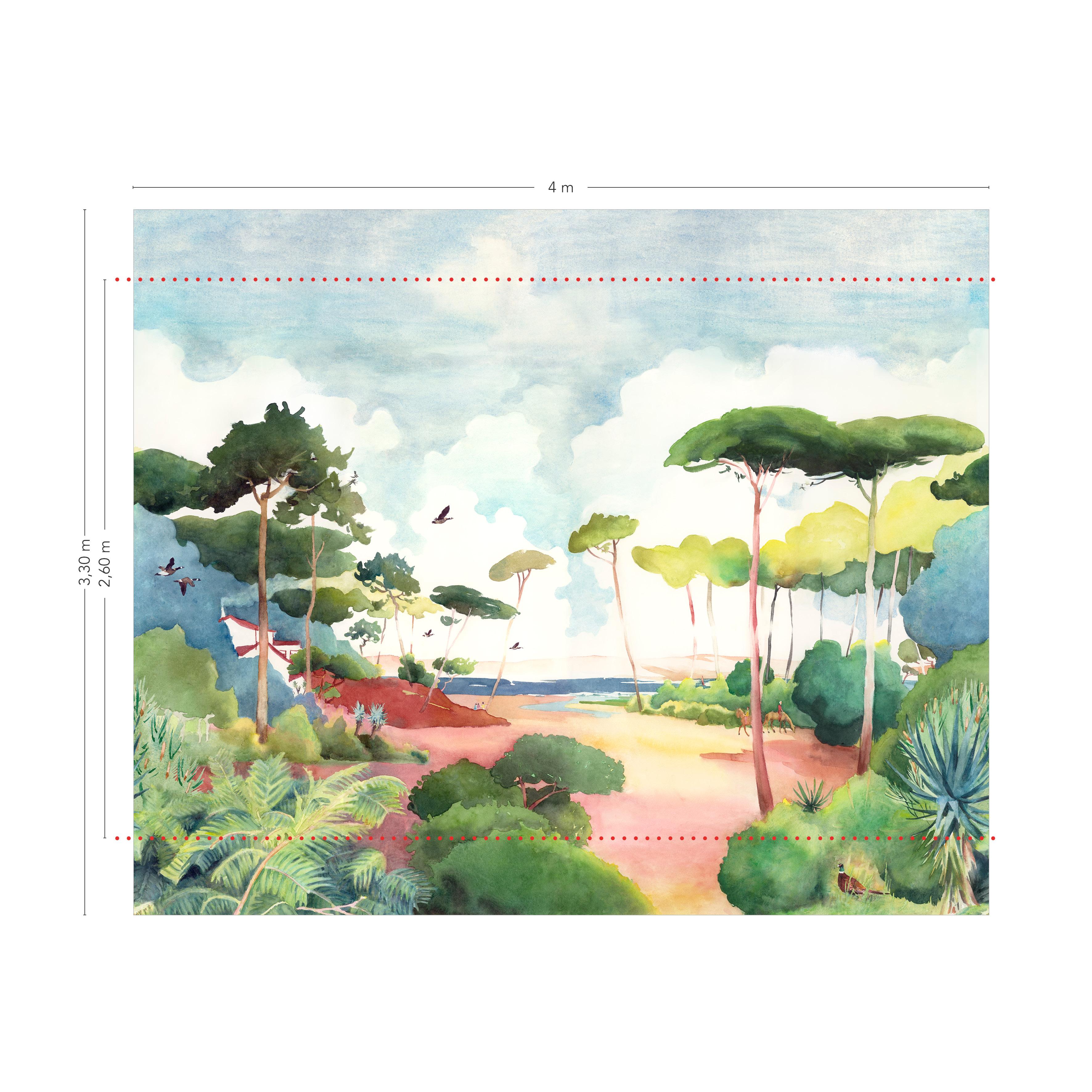 French Forêt, Customizable, Digital Printing, Mural Decor, Isidore Leroy For Sale