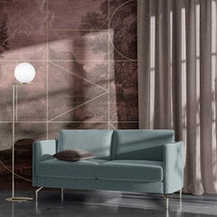 Forêt de Mien - custom mural wallpaper (color rust)