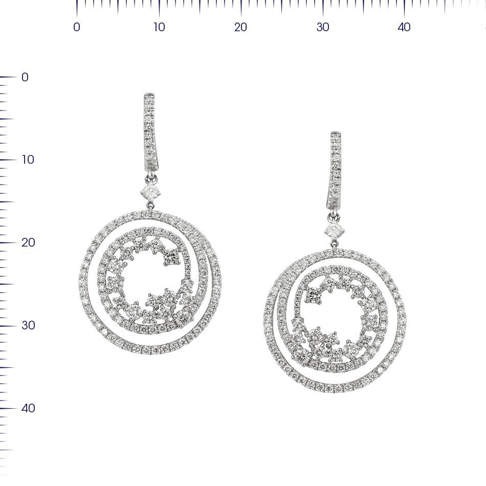 Earrings White Gold 14 K
Diamond 32-Round 57-1,32-4/6A
Diamond 170-Round 57-1,59-3/5A
Diamond 22-Round 57-0,11-4/4A
Weight 9,05 grams

With a heritage of ancient fine Swiss jewelry traditions, NATKINA is a Geneva based jewellery brand, which creates