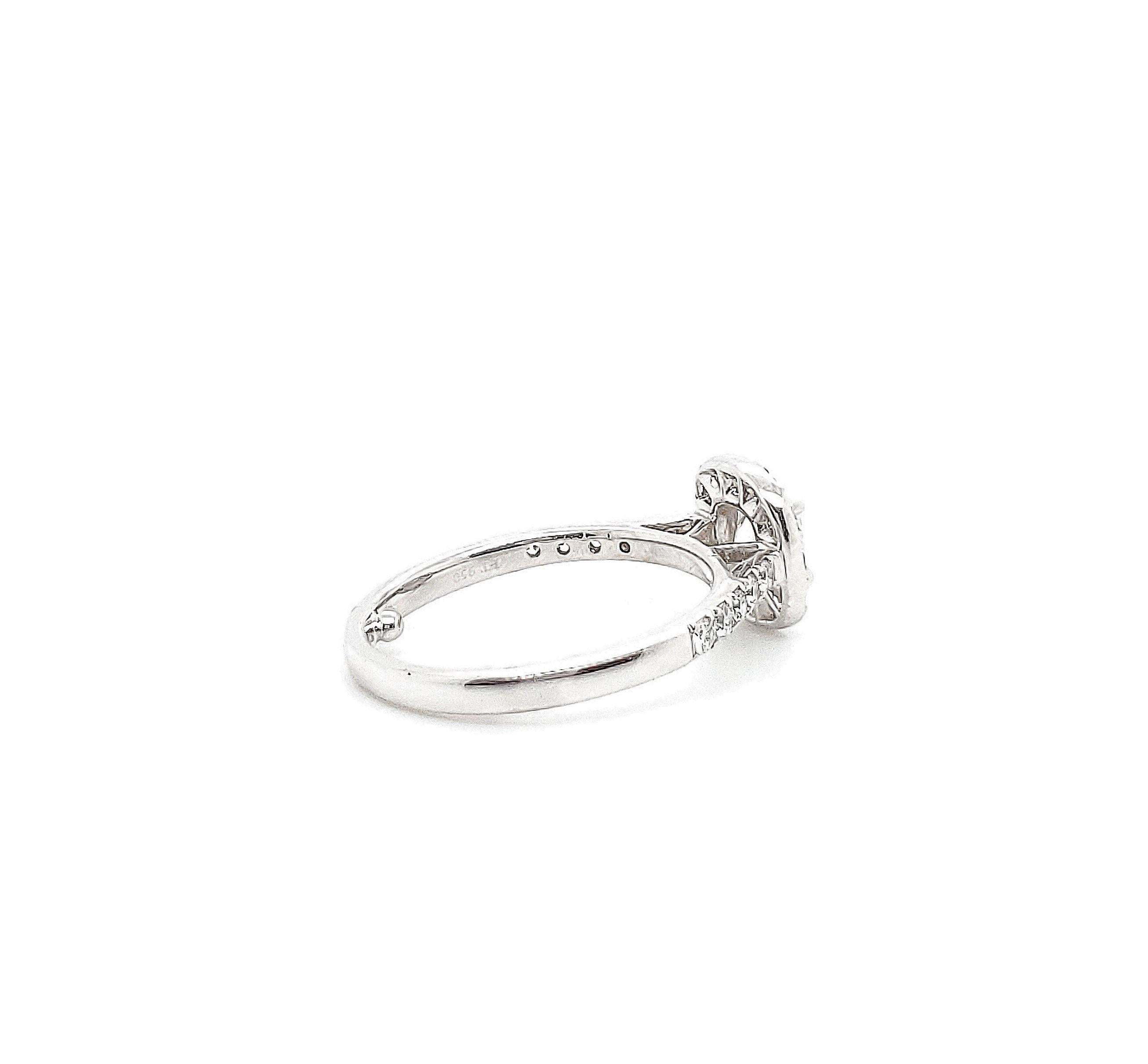 Cushion Cut Forevermark Platinum Diamond Engagement Ring