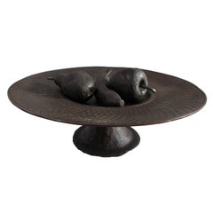 Forged and Engraved Iron Centerpiece with Fruits