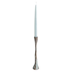 Forged Candle Holder Large in Brass, Viya by Vikram Goyal