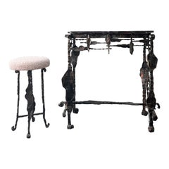 Forged Iron Console by S.Benetton, Italy, 1960