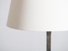 Forged Iron Floor Lamp Attr. JP Ryckeart, French c. 1950s