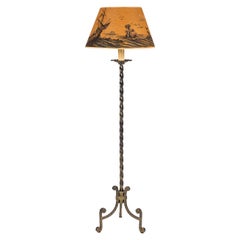 Forged Iron French Floor Lamp